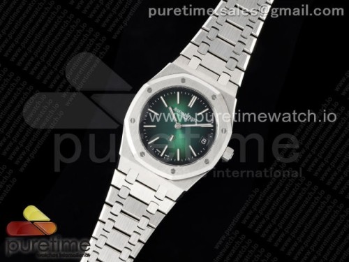 ZF공장 오데마피게 로얄오크 스틸 16202 블랙_그린 다이얼 Royal Oak 39mm 16202 50th Anniversary SS ZF 11 Best Edition Green Textured Dial on SS Bracelet A7121