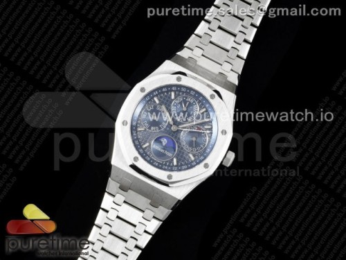 APS공장 오데마피게 로얄오크 오프쇼어 41MM 블루다이얼 브슬 Royal Oak 41mm Complicated 26574 SS APSF 11 Best Edition Blue Dial on SS Bracelet A5134 (CHS)