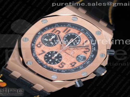 JF공장 오데마피게 로얄오크 오프쇼어 2014 골드테마 _ 가죽스트랩 Royal Oak Offshore 2014 Gold Theme JF 1_1 Best Edition on Black Leather Strap A3126 V2 w_ Cyclops and DW Mod