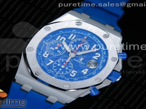 JF공장 오데마피게 로얄오크 오프쇼어 2018 SIHH 인디고 블루 _ 러버스트랩 Royal Oak Offshore 2018 SIHH Indigo Blue JF 1_1 Best Edition on Blue Rubber Strap A3126
