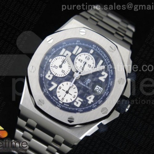 JF공장 오데마피게 로얄오크 오프쇼어 블루테마  브슬 Royal Oak Offshore JF 11 Best Edition Blue Themes on SS Bracelet A7750