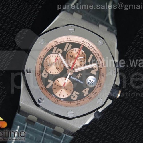 JF공장 오데마피게 로얄오크 오프쇼어 프라이드 오브 인도네시아  가죽 Royal Oak Offshore JF Best Edition Pride of Argentina on Brown Leather Strap A7750