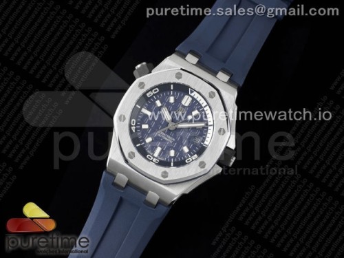 BF공장 오데마피게 로얄오크 오프쇼어 다이버 15720 블루다이얼 블루러버 _ Royal Oak Offshore Diver 15720 BF Best Edition Blue Dial on Blue Rubber Strap A4308