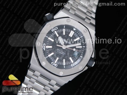 JF공장 오데마피게 로얄오크 오프쇼어 다이버 V10 Royal Oak Offshore Diver 15703 JF 1_1 Best Edition on SS Bracelet A2824 V10