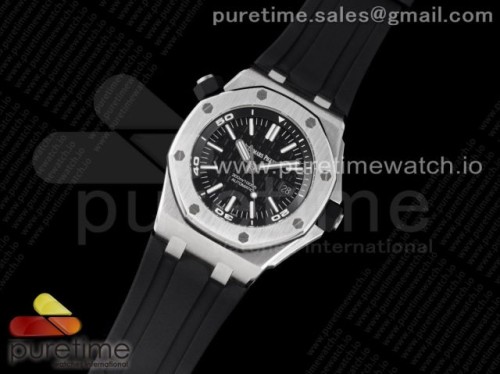 ZF공장 오데마피게 로얄오크 오프쇼어 다이버 15710 블랙다이얼 블랙러버 _ Royal Oak Offshore Diver 15710 ZF 11 Best Edition Black Dial on Black Rubber Strap A3120