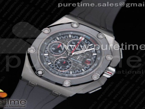 JF공장 오데마피게 로얄오크 오프쇼어 44MM 티타늄 미하엘슈마허 _ 러버스트랩 Royal Oak Offshore 44mm Titanium Michael Schumacher 1_1 JF Best Edition A3126 (Free XS Strap) V2 w_ Cyclops