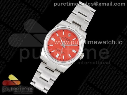 GM공장 롤렉스 오이스터 퍼페츄얼 36MM 12600 레드다이얼 브슬 _ Oyster Perpetual 36mm 126000 GMF 11 Best Edition 904L Steel Red Dial on SS Bracelet SA3230