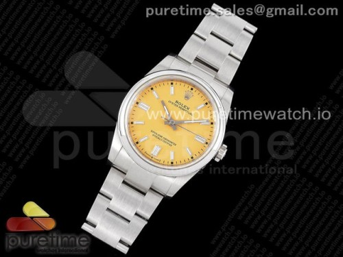GM공장 롤렉스 오이스터 퍼페츄얼 36MM 12600 옐로우다이얼 브슬 _ Oyster Perpetual 36mm 126000 GMF 11 Best Edition 904L Steel Yellow Dial on SS Bracelet SA3230