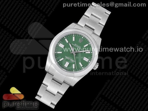GM공장 롤렉스 오이스터 퍼페츄얼 124300 그린다이얼 브슬 _ Oyster Perpetual 41mm 124300 GMF 11 Best Edition 904L Steel Green Dial on SS Bracelet SA3230