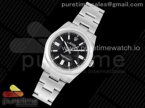 GM공장 롤렉스 오이스터 퍼페츄얼 124300 블랙다이얼 브슬 _ Oyster Perpetual 41mm 124300 GMF 11 Best Edition 904L Steel Black Dial on SS Bracelet SA3230