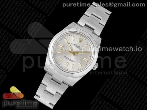 GM공장 롤렉스 오이스터 퍼페츄얼 124300 실버다이얼 브슬 _ Oyster Perpetual 41mm 124300 GMF 11 Best Edition 904L Steel Silver Dial on SS Bracelet SA3230