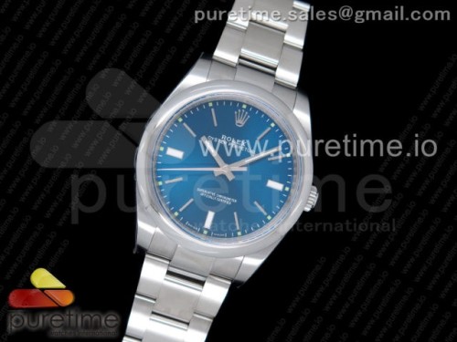 GM공장 롤렉스 오이스터퍼페츄얼 39MM 904L 스틸 블루다이얼 _ Oyster Perpetual 39mm 114300 GMF Best Edition Blue Dial on SS Bracelet SA3132