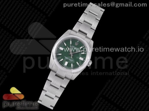 KR공장 롤렉스 오이스터퍼페츄얼 36MM 그린다이얼 브슬 _ Oyster Perpetual 126000 36mm KRF 11 Best Edition 904L Steel Green Dial A2824