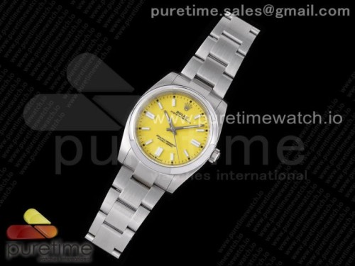 KR공장 롤렉스 오이스터퍼페츄얼 36MM 옐로우다이얼 브슬 _ Oyster Perpetual 126000 36mm KRF 11 Best Edition 904L Steel Yellow Dial A2824