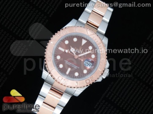 GM공장 롤렉스 요트마스터 로즈골드 콤비 브라운다이얼 브슬 _ Yacht-Master 126621 SSRG GMF 11 Best Edition Brown Dial on SSRG Bracelet SA3235