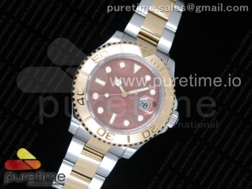 GM공장 롤렉스 요트마스터 브라운 콤비 Yacht-Master 116623 YG Wrapped GMF Best Edition Brown Dial on SS_YG Bracelet SA3135