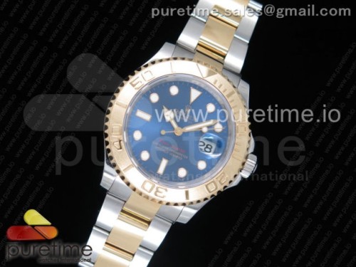 GM공장 롤렉스 요트마스터 블루 콤비 Yacht-Master 116623 YG Wrapped GMF Best Edition Blue Dial on SS_YG Bracelet SA3135