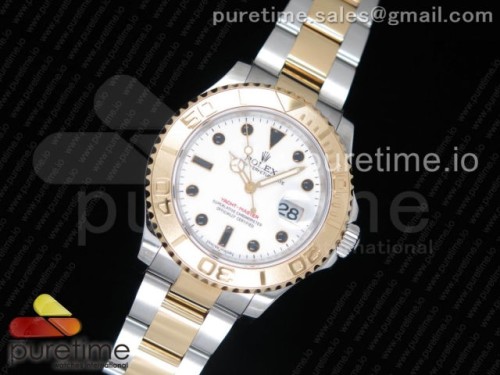 GM공장 롤렉스 요트마스터 화이트 콤비 Yacht-Master 116623 YG Wrapped GMF Best Edition White Dial on SS_YG Bracelet SA3135