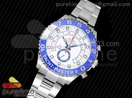JF공장 롤렉스 요트마스터2 116680 블루세라믹 브레이슬릿 YachtMaster II 116680 SS Blue Ceramic JF 1_1 Best Edition on SS Bracelet A7750