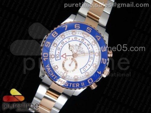 JF공장 롤렉스 요트마스터2 116681 블루세라믹 로즈골드 브레이슬릿 YachtMaster II 2017 baselworld 116681 SS_RG Blue Ceramic JF 1_1 Best Edition on SS_RG Bracelet A7750