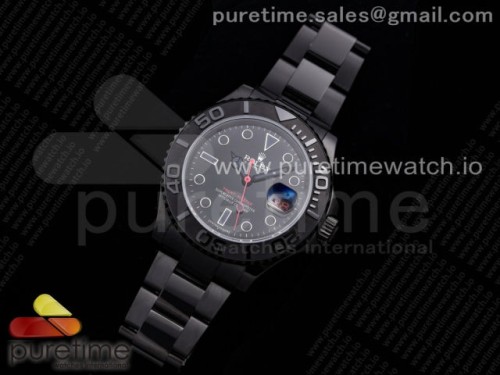 VR공장 롤렉스 요트마스터 올블랙 PVD 블랙다이얼 브슬 3186 _ YachtMaster All Black PVD VRF Best Edition Black Dial on PVD Bracelet SA3186 CHS