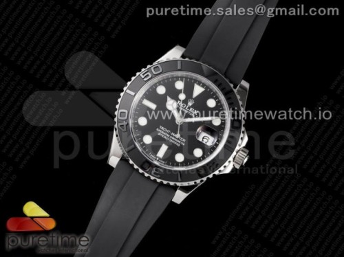 VS공장 롤렉스 요트마스터 42MM 3D블랙 세라믹베젤 러버 VS3235 _ Yacht-Master 42mm 226659 VSF 11 Best Edition 3D Black Ceramic Bezel on Black Rubber Strap VS3235