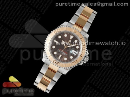 VS공장 롤렉스 요트마스터 로즈골드 콤비 브라운초코판 Yacht-Master 126621 SSRG 904L Steel VSF 11 Best Edition Brown Dial on SSRG Bracelet VS3235