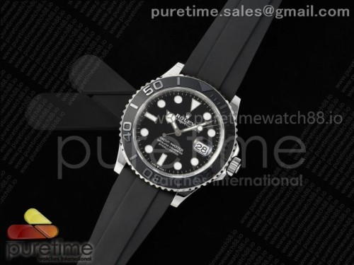 VS공장 롤렉스 요트마스터 신형42미리 텅스텐 (정품무게재현)Yacht-Master 42mm 226659 VSF 11 Best Edition 3D Black Ceramic Bezel on Oysterflex Strap VS3235 V3 (Gain Weight)