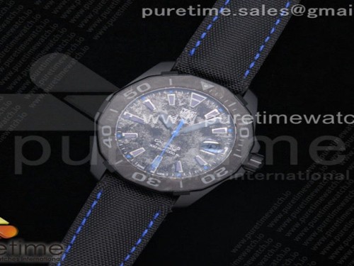 TB공장 태그호이어 아쿠아레이서 칼리버5 카본 카본다이얼 나일론 블루 _ Aquaracer Calibre 5 Blue Carbon TBF 11 Best Edition Carbon Dial on Nylon Strap A2824
