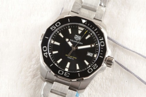 신공장 태그호이어 아쿠아레이서 41MM 블랙 브슬