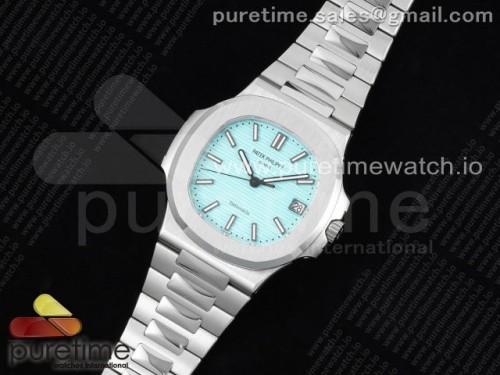 3K공장 V2 노틸러스 5711 티파니 블루 다이얼 브슬 _ Nautilus 5711 3KF 11 Best Edition Tiffany Blue Dial on SS Bracelet A324 Super Clone V2