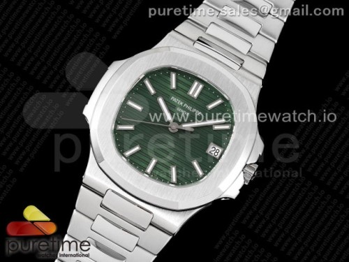 3K공장 V2 파텍필립 노틸러스 그린다이얼 브슬 _ Nautilus 57111A 3KF 11 Best Edition Green Textured Dial on SS Bracelet A324 Super Clone V2