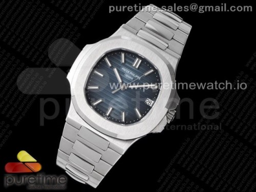 3K공장 V2 파텍필립 노틸러스 블루다이얼 브슬 _ Nautilus 57111A 3KF 11 Best Edition Blue Textured Dial on SS Bracelet A324 Super Clone V2