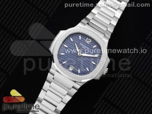 3K공장 파텍필립 노틸러스 7118 라이트블루다이얼 브슬 _ Nautilus 7118 Ladies 3KF 11 Best Edition Light Blue Dial on SS Bracelet A324 Super Clone