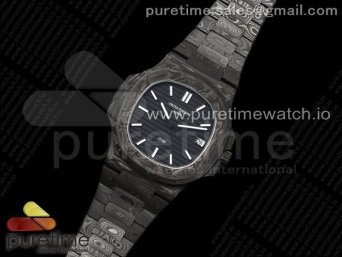 DIW공장 파텍필립 노틸러스 5711 카본 블랙 다이얼 Nautilus 5711 DIW Carbon DIWF 11 Best Edition Black Textured Dial on Carbon Bracelet 324CS