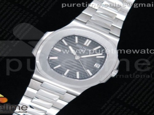 GR공장 파텍필립 노틸러스 점보 그레이다이얼 브슬 _ Nautilus 57111A GRF Best Edition Gray Textured Dial on SS Bracelet A324