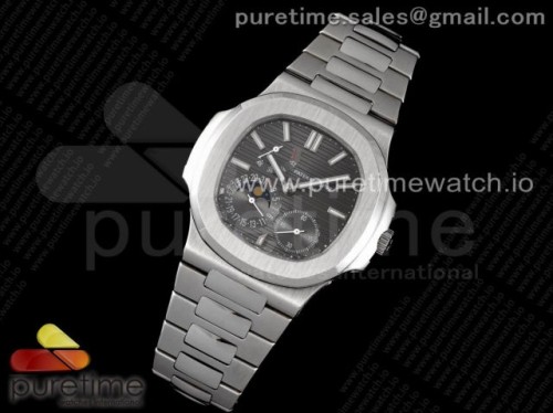 PF공장 파텍필립 노틸러스 5712 그레이다이얼 브슬 _ Nautilus 5712 SS PF Best Edition Gray Dial on SS Bracelet A23J