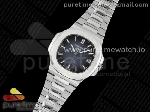 PP공장 파텍필립 노틸러스 5811_1G 블루다이얼 Cal.26-330CS 무브먼트 Nautilus 5811_1G PPF 1_1 Best Edition Blue Textured Dial on SS Bracelet Asian Super Clone Cal.26-330CS