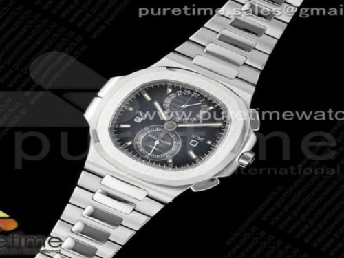 SPP공장 노틀러스 5990 블루 Nautilus 5990 SS SPPF 11 Best Edition Blue Dial on SS Bracelet A28-520 Clone