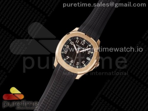 3K공장 V2 파텍필립 아쿠아넛 로즈골드 브라운다이얼 러버 _ Aquanaut 5167R RG 3KF Best Edition Brown Dial on Brown Rubber Strap A324 Super Clone V2