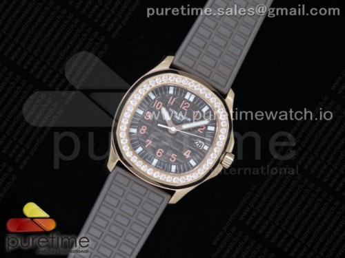 PP공장 파텍필립 아쿠아넛 로즈골드 그레이텍스쳐다이얼 러버 _ Aquanaut 5067A RG PPF 11 Best Edition Gray Textured Dial on Gray Rubber Strap AE23