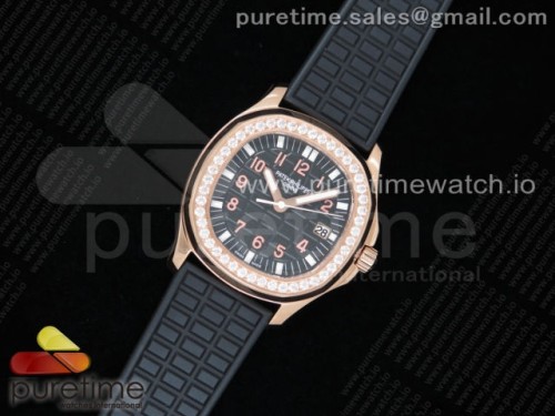 PP공장 파텍필립 아쿠아넛 로즈골드 블랙텍스쳐다이얼 러버 _ Aquanaut 5067A RG PPF 11 Best Edition Black Textured Dial on Black Rubber Strap AE23