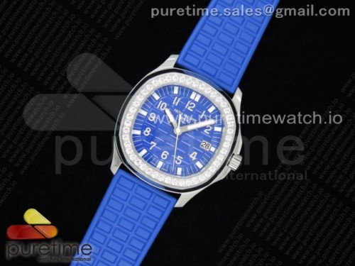 PP공장 파텍필립 아쿠아넛 블루텍스쳐다이얼 러버 _ Aquanaut 5067A SS PPF 11 Best Edition Blue Textured Dial on Blue Rubber Strap AE23