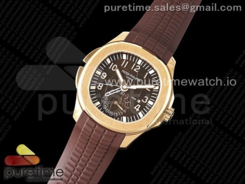 ZF공장 파텍필립 아쿠아넛 5164 브라운다이얼 브라운러버 _ Aquanaut 5164R RG ZF 11 Best Edition Brown Dial on Brown Rubber Strap A324