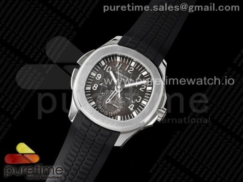 ZF공장 파텍필립 아쿠아넛 5164 블랙다이얼 러버 _ Aquanaut 5164A SS ZF 11 Best Edition Black Dial on Black Rubber Strap A324