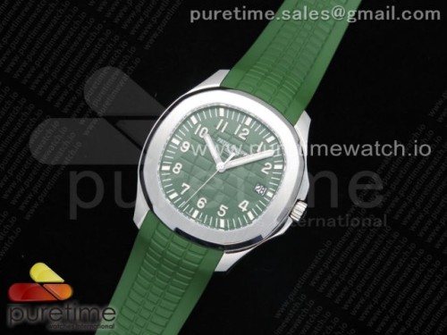 ZF공장 파텍필립 아쿠아넛 그린다이얼 그린러버 _ Aquanaut 5168G 42mm SS ZF 11 Best Edition Green Dial on Green Rubber Strap 324CS (Free box