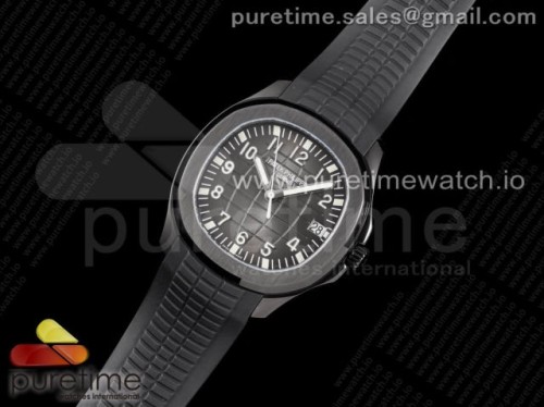 ZF공장 파텍필립 아쿠아넛 베놈 DLC 블랙러버 _ Aquanaut Black Venom DLC ZF 11 Best Edition Black Dial on Black Rubber Strap 324CS