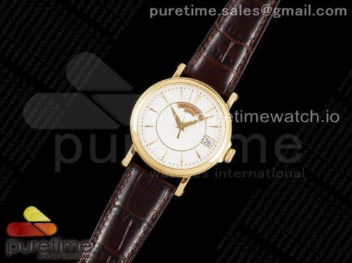 ZF공장 파텍필립 칼라트라바 5153 옐로우골드 화이트다이얼 브라운가죽 _ Calatrava 5153 YG ZF 11 Best Edition White Dial on Brown Leather Strap A324CS