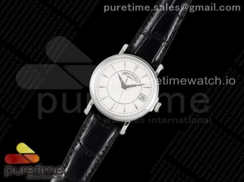 ZF공장 파텍필립 칼라트라바 5153 화이트다이얼 블랙가죽 _ Calatrava 5153 SS ZF 11 Best Edition White Dial on Black Leather Strap A324CS