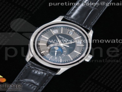 GR공장 파텍필립 애뉴얼 캘린더 그레이다이얼 가죽 _ Annual Calendar 5205G GRF Best Edition Gray Dial on Black Leather Strap A324
